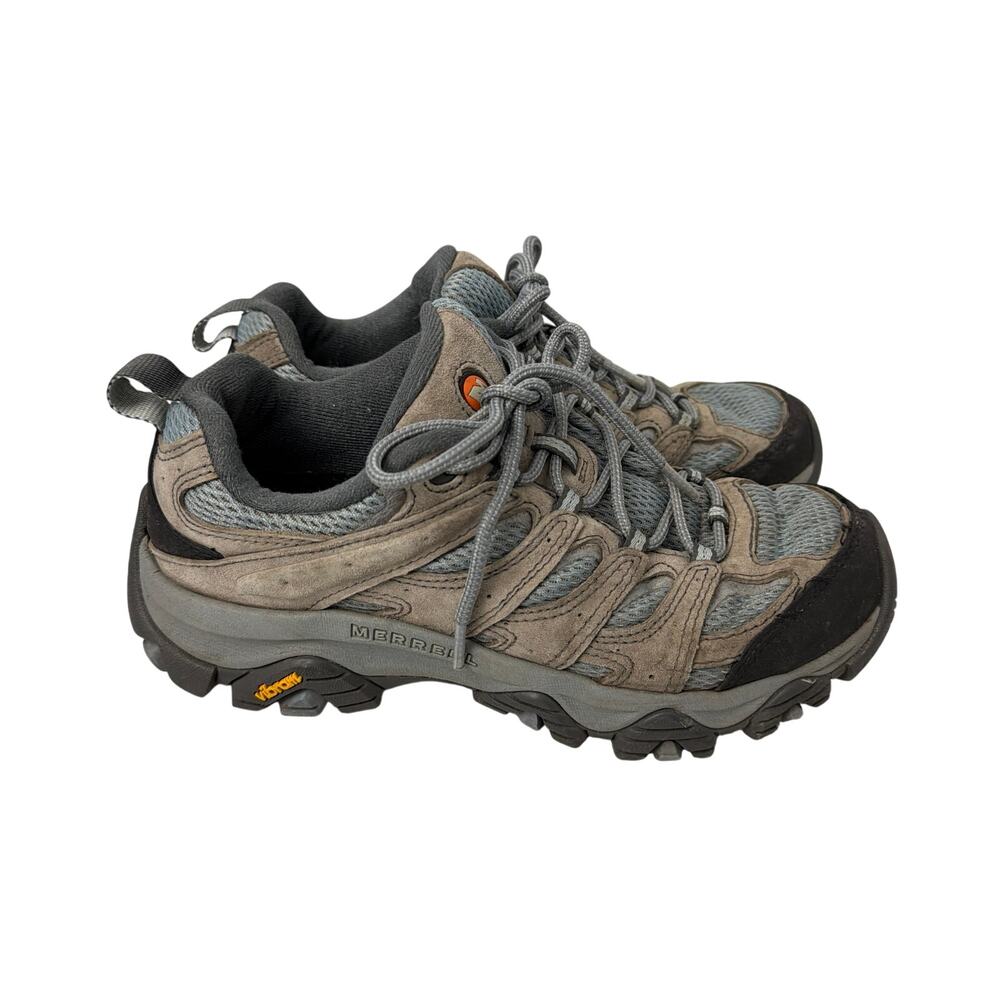 Merrell Moab 3 Shoes Womens Size 7.5 Hiking Vibram Suede Mesh Low Top Lace Up